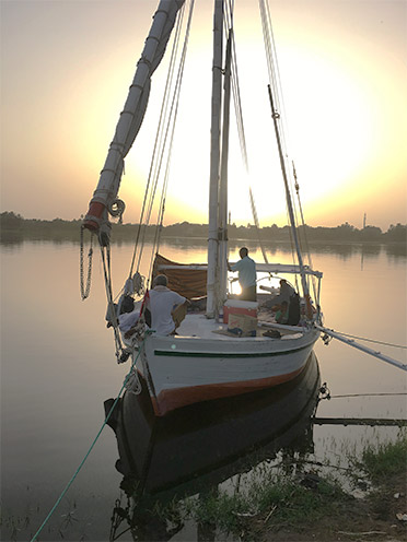 Segeln auf dem Nil